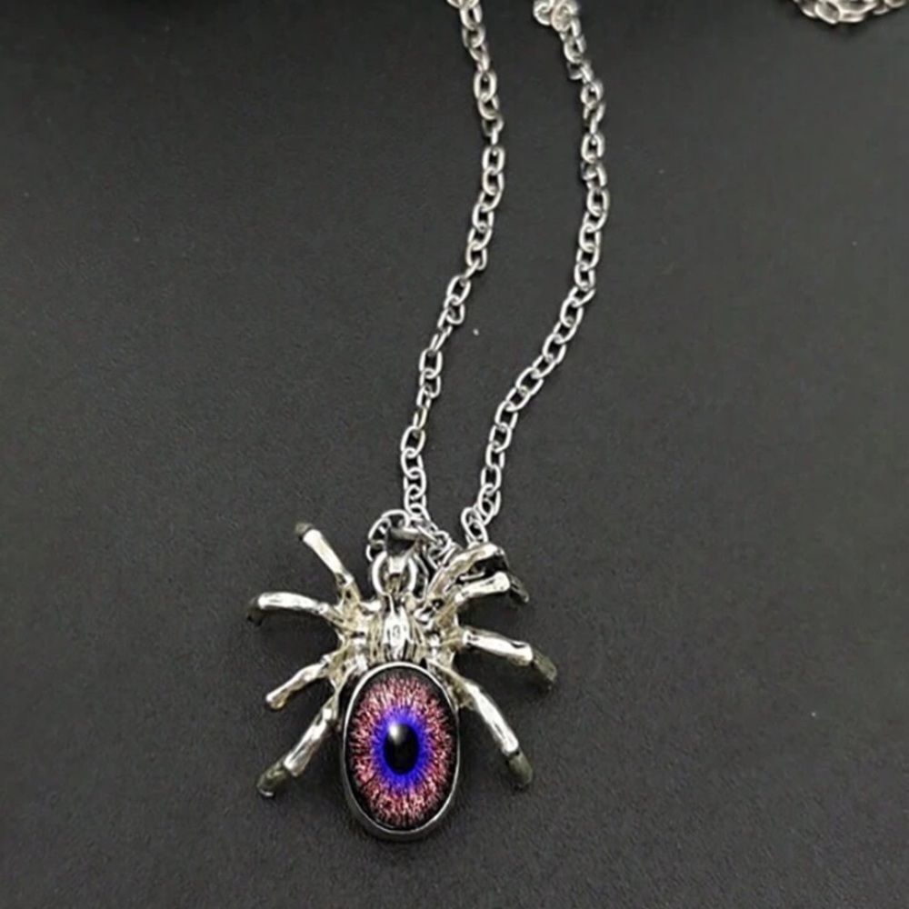 3for$20 1pc Fashionable PersonalityโSpider Pendant Necklace